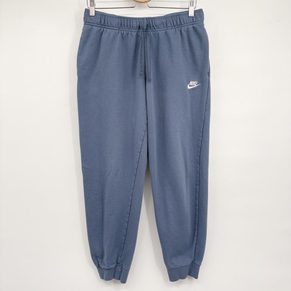 Nike Womens Slate Blue Sportswear Essential Fleece Jogger Lounge Sweatpants L